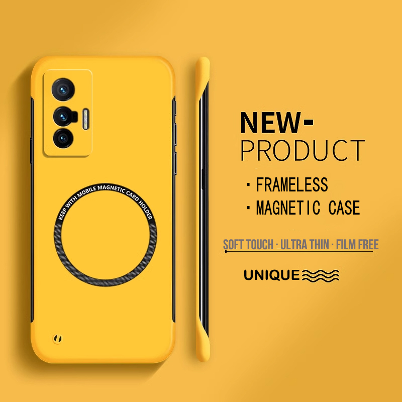 Ultra Thin Frameless Phone Cover - Funda de teléfono sin marco magnética