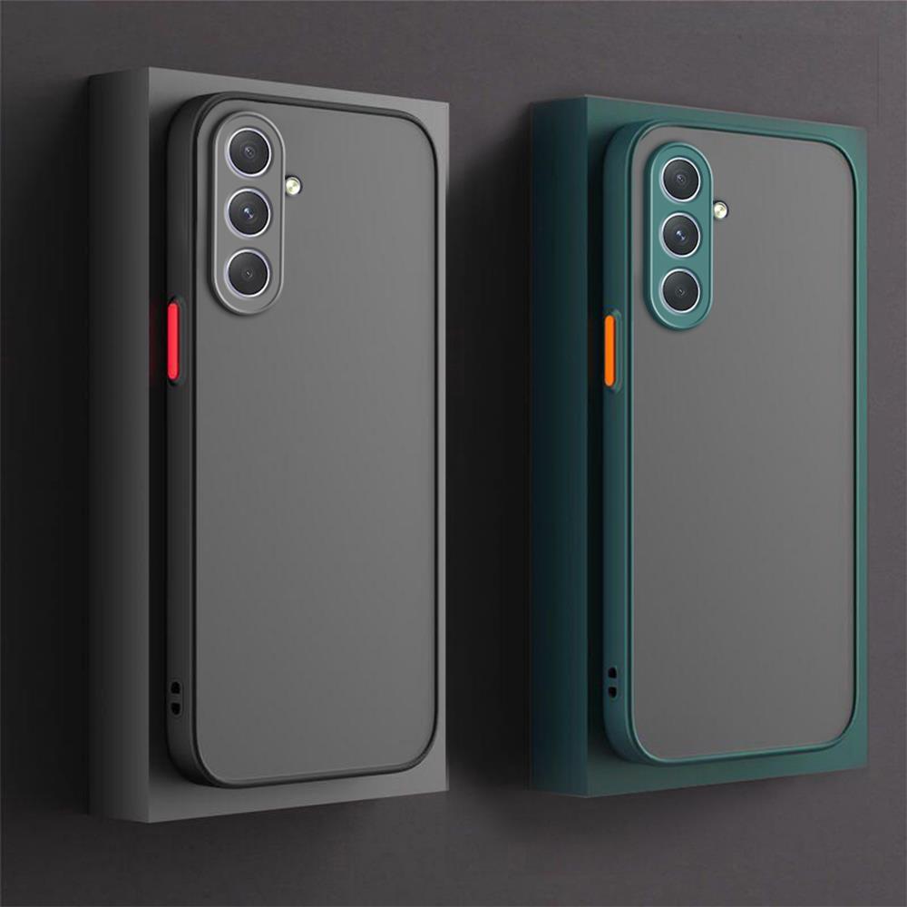 Matte Hard Pc Back Case - Funda mate de lujo Samung A15