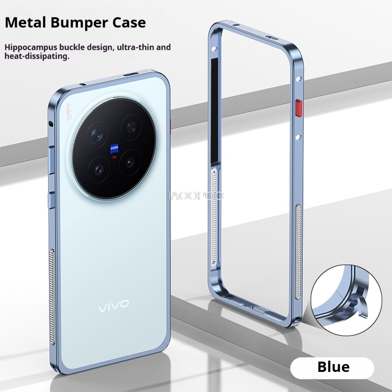 Metal Bumper Aluminum Frame Case - Funda Protectora Metálica Ultra Delgada con