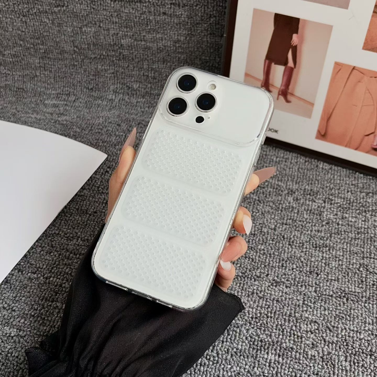 Heat Dissipation Mesh Breathable Case - Fundas de Teléfono Ultrafinas de Color