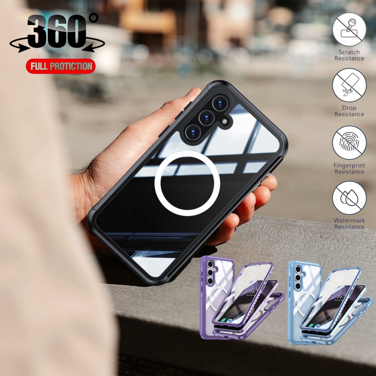 Heavy Duty 360 Full Body Protective Case - 360 ° Funda protectora de cuerpo