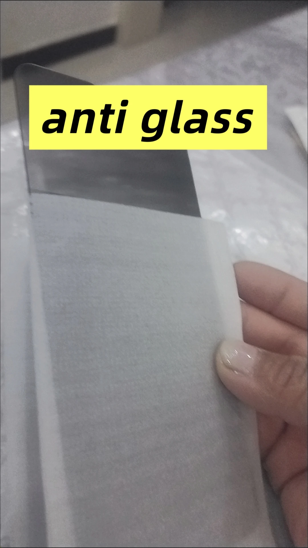Anti Spy Privacy Glass Case - Funda de vidrio templado anti-espía para