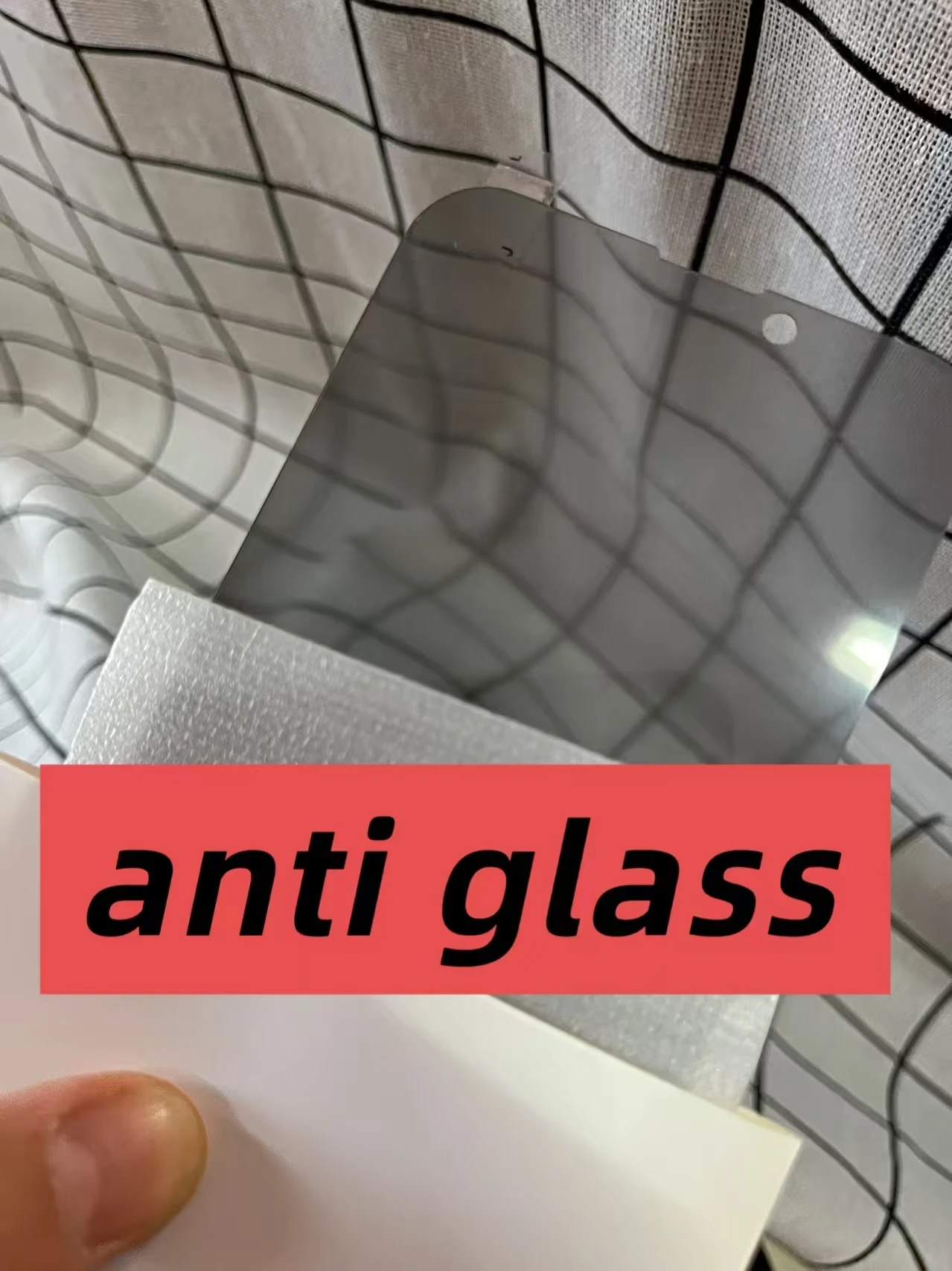 Anti Spy Privacy Glass Case - Protector de pantalla de vidrio templado