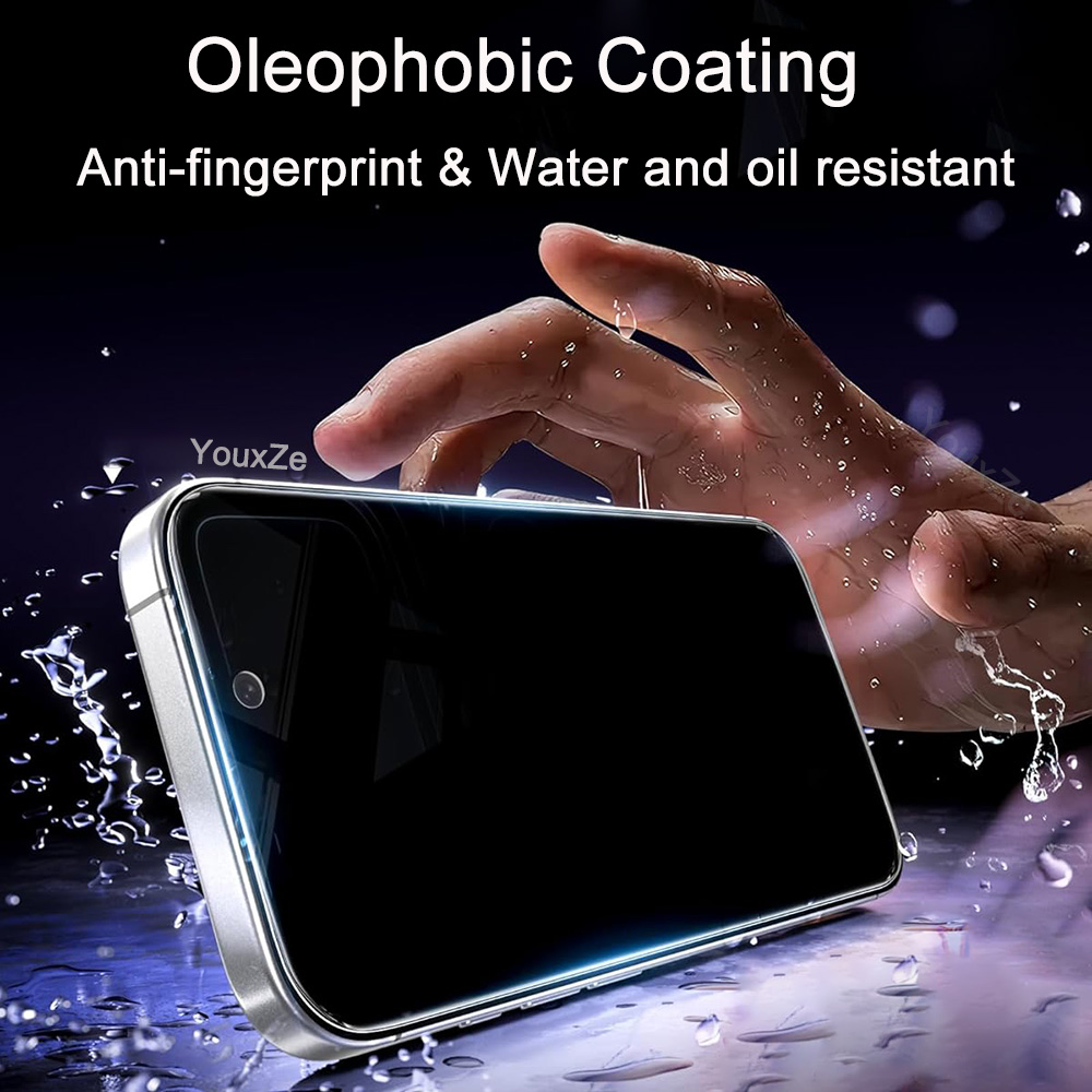 Protector de pantalla de vidri - Anti Spy Privacy Glass Case reseña y precio