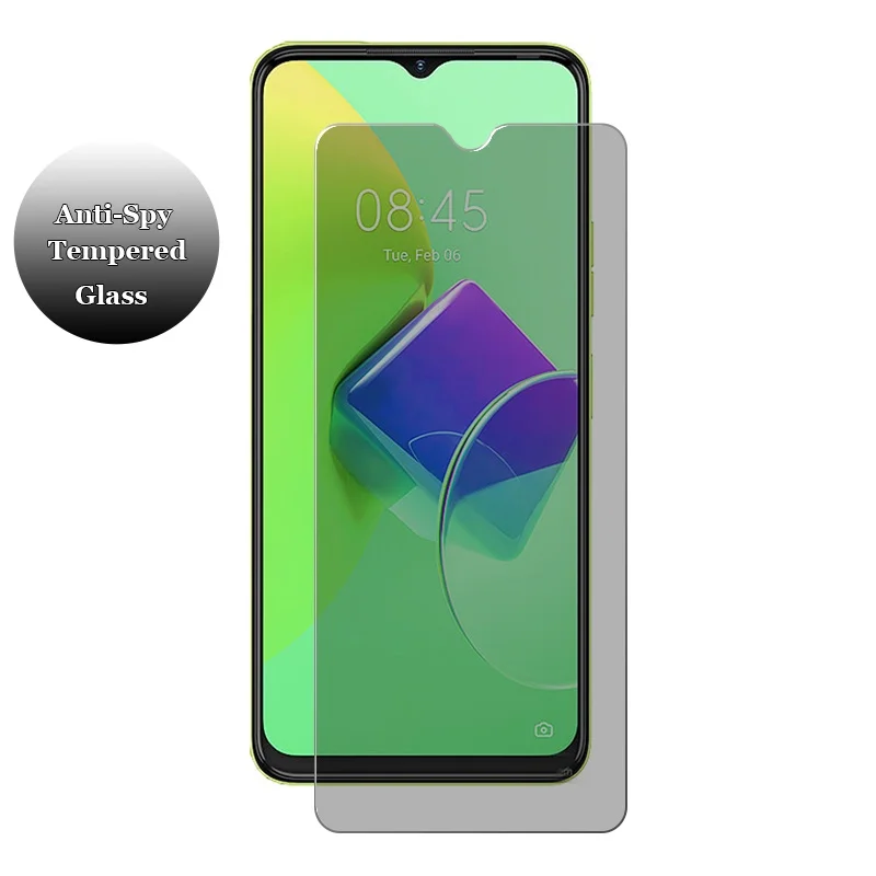 Funda antiespía para realme 8  - Anti Spy Privacy Glass Case reseña y precio
