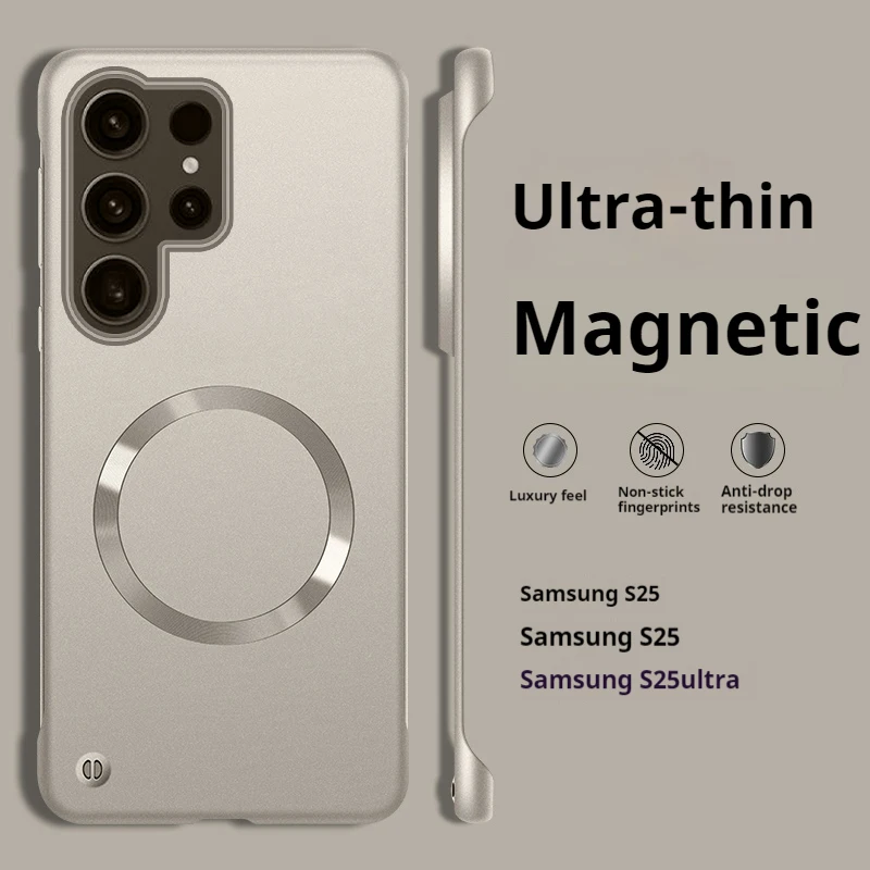 Funda de teléfono magnética ul - Ultra Thin Frameless Phone Cover reseña y precio