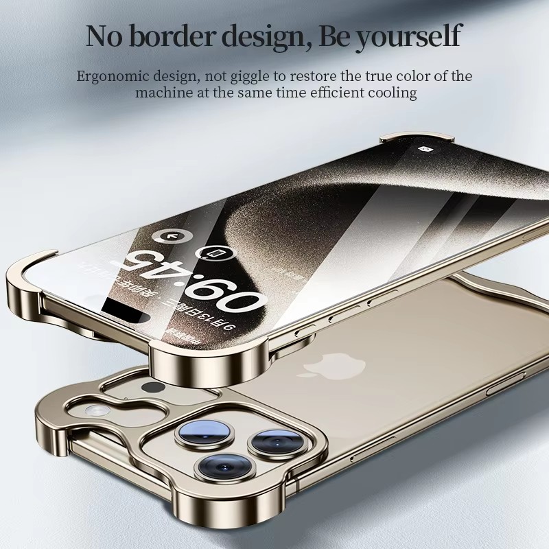 Funda de teléfono con marco de - Metal Bumper Aluminum Frame Case reseña y precio
