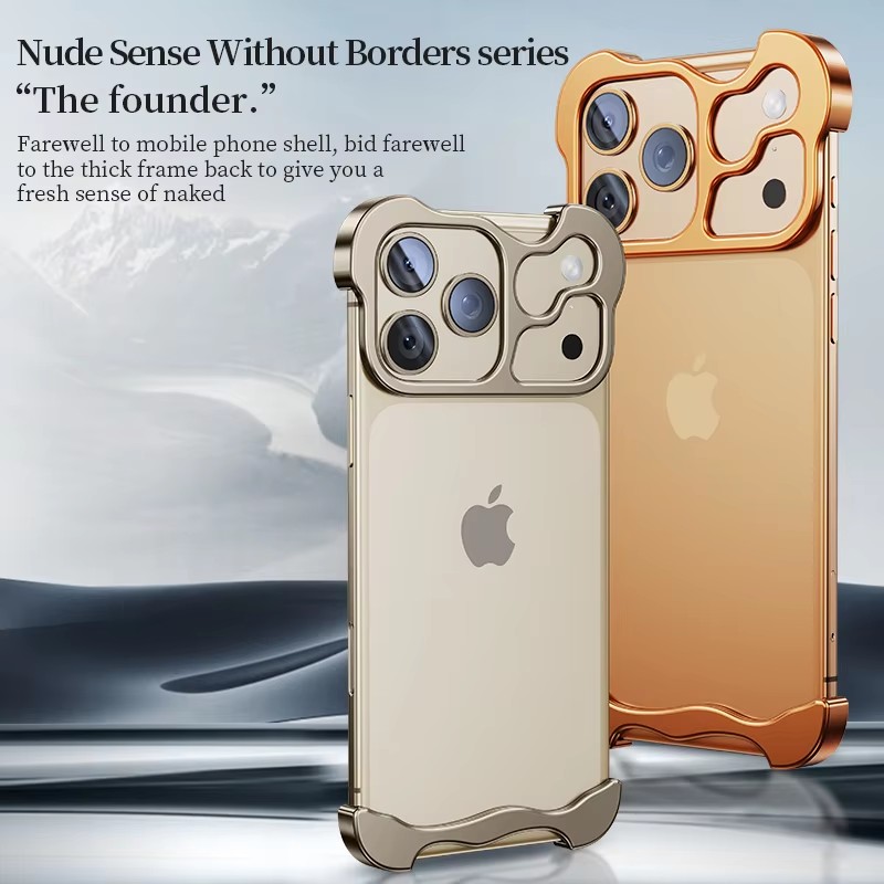 Funda de teléfono con marco de - Metal Bumper Aluminum Frame Case reseña y precio