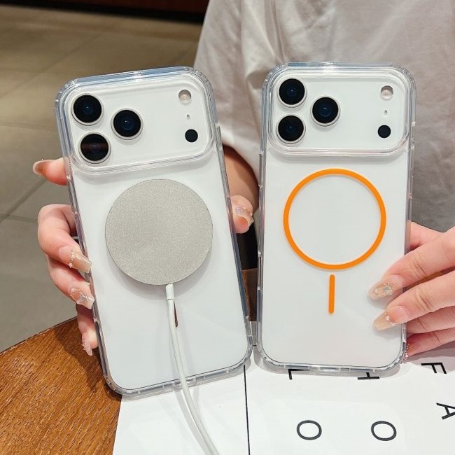 Funda de Carga Inalámbrica Mag - Clear Shockproof Bumper Case reseña y precio