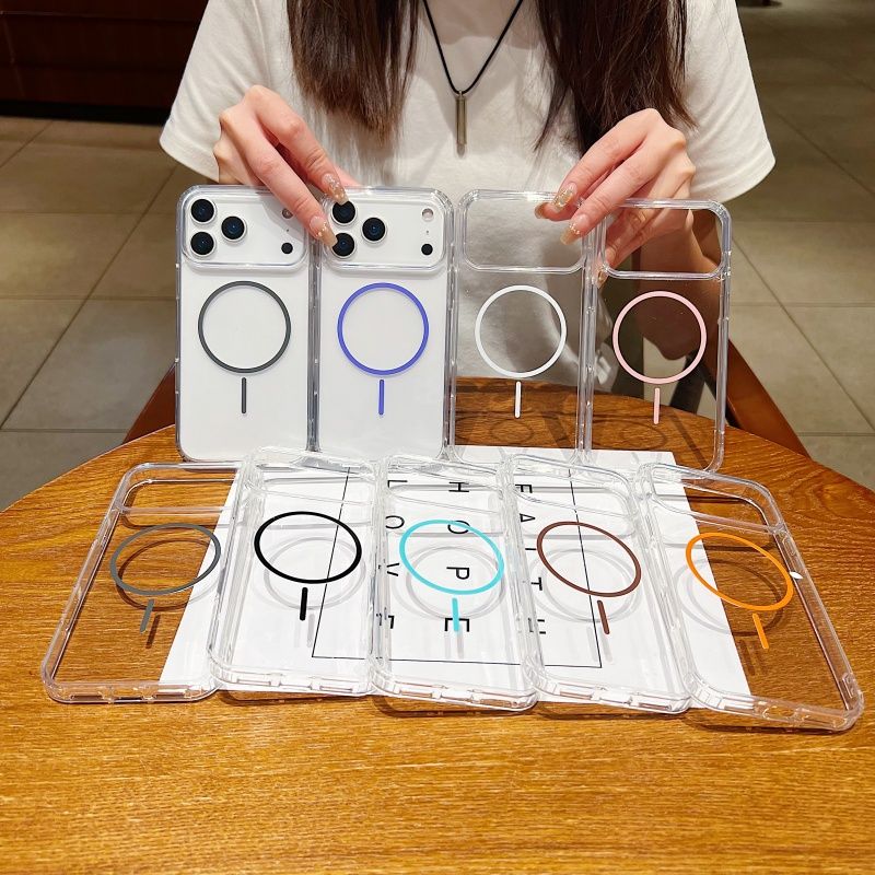 Funda de Carga Inalámbrica Mag - Clear Shockproof Bumper Case reseña y precio