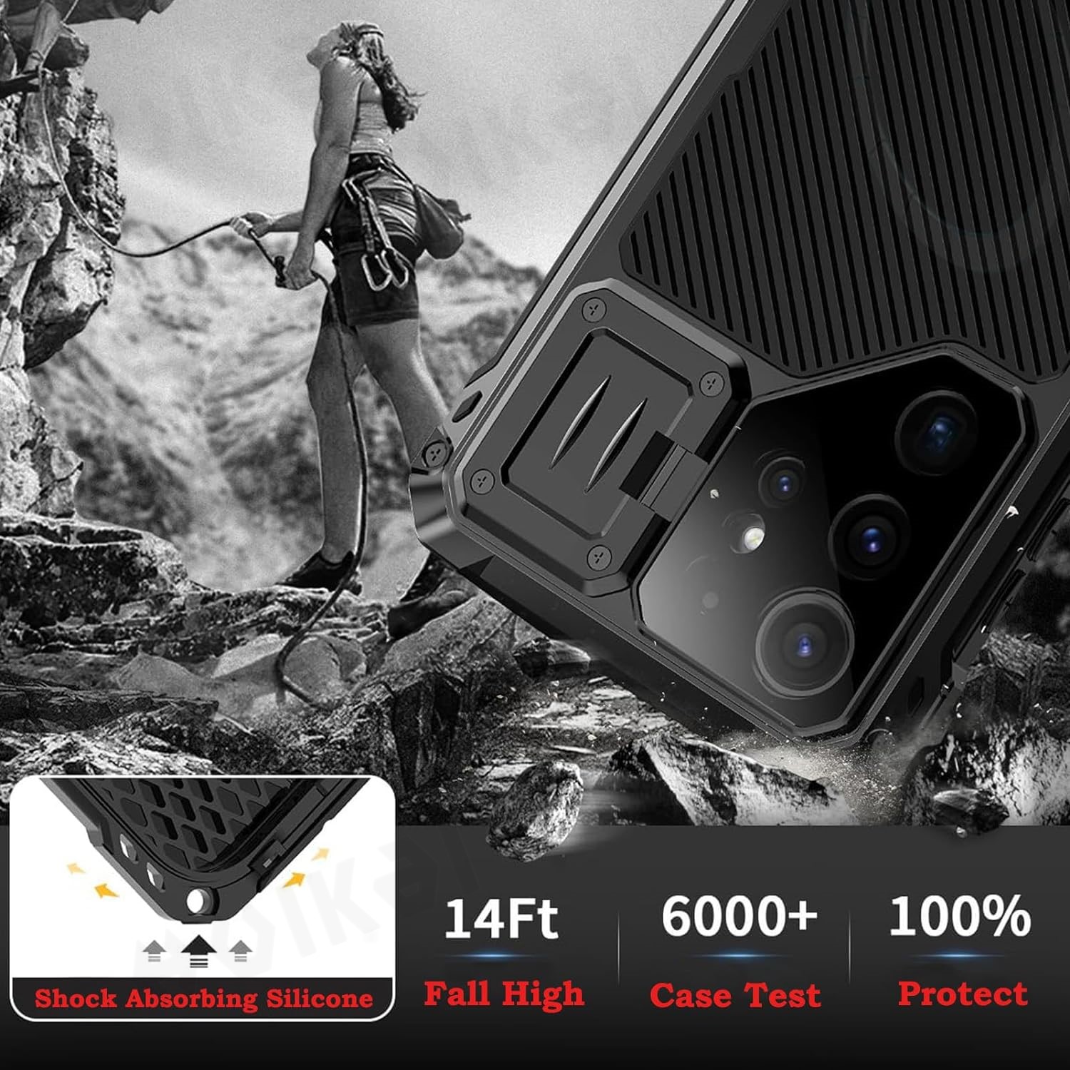Funda para Samsung Galaxy S24  - Heavy Duty 360 Full Body Protective Case reseña y precio