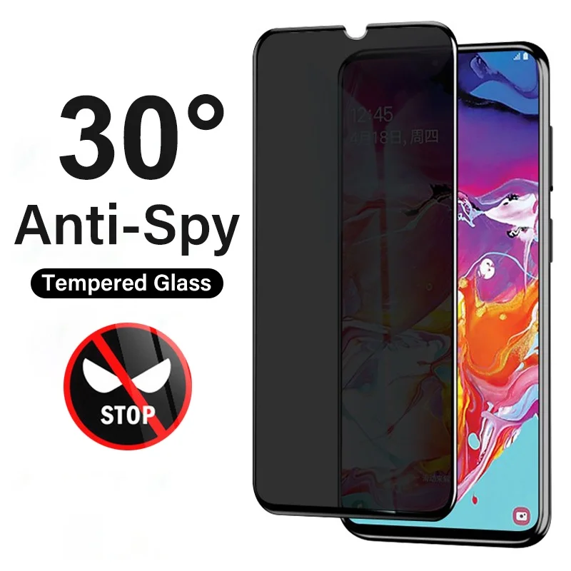Funda de vidrio templado antie - Anti Spy Privacy Glass Case reseña y precio