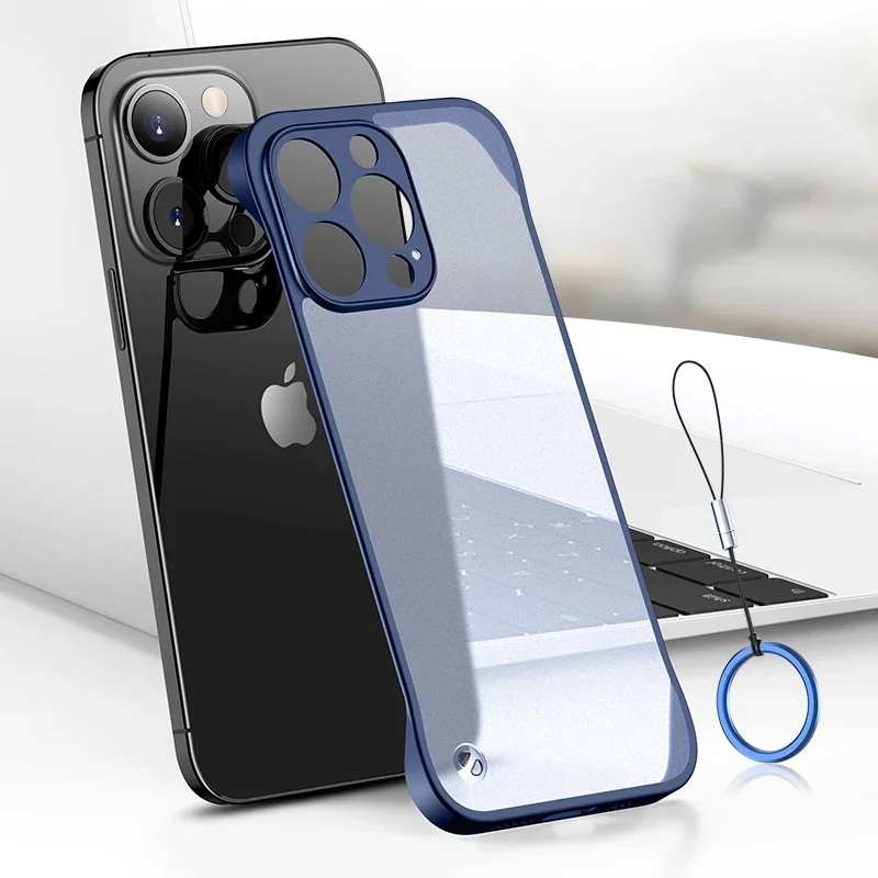Para Iphone 16 15 14 Pro Max U - Ultra Thin Frameless Phone Cover reseña y precio